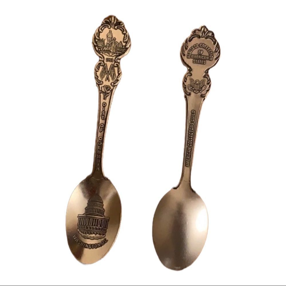 Set of 10 American Collectors’ Guild Washington DC Spoons